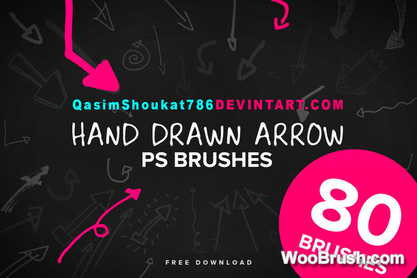 Hand Drawn Arrows Brushes