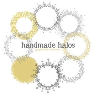 Handmade Halos Brushes Set