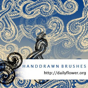 Handrawn Swirls Brushes