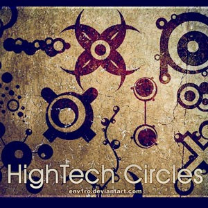 Hightech Circles Brushes