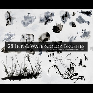 Ink And Watercolor Brushes
