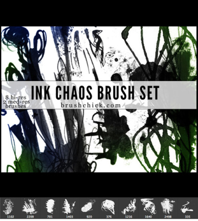Ink Chaos Brushes Set