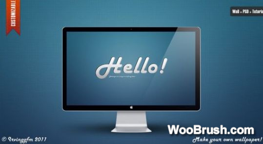 Lcd Monitor Template Psd