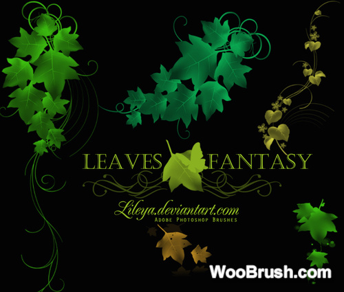 Leaves Fantasy Brushes