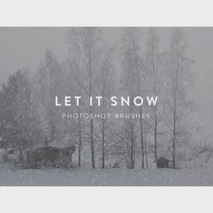 Let It Snow Brushes
