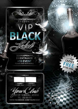 Luxury Party Flyer Template Psd