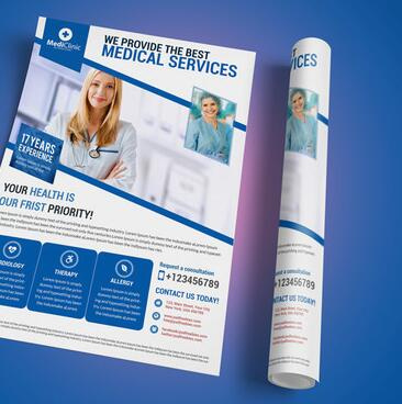 Medical Services Flyer And Poster Template Psd