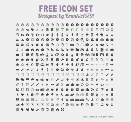 Mini Gray Icons Material Psd