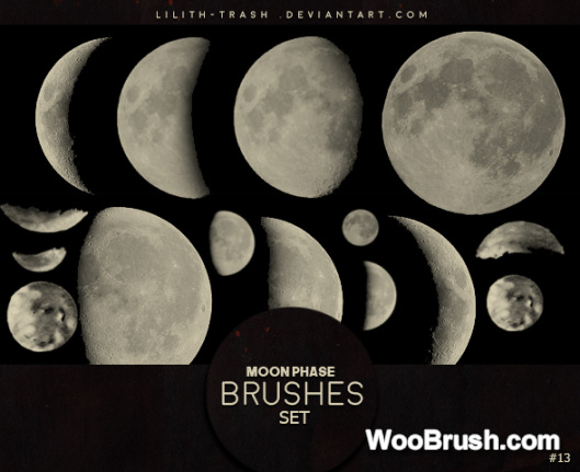 Moon Phase Brushes