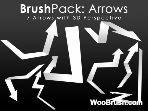 Paper Arrow Brushes
