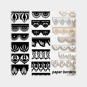 Paper Borders Brushes