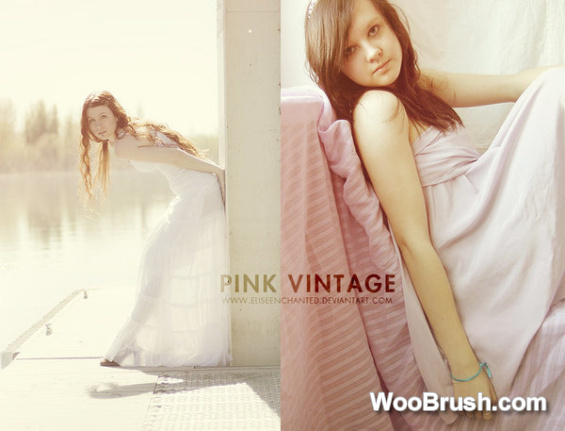 Pink Vintage Actions