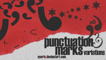 Punctuation Marks Variations Brushes