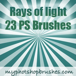 Rays Of Light Brushes