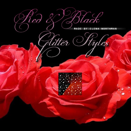 Redblack Glitter Styles
