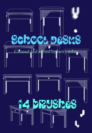 School Desks Brushes