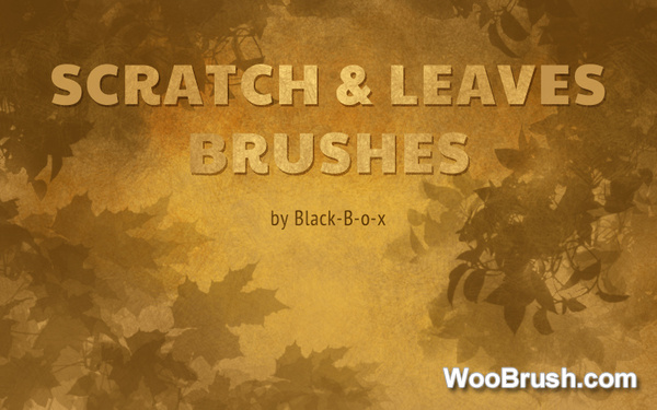 Scratch And Leaves Brushes