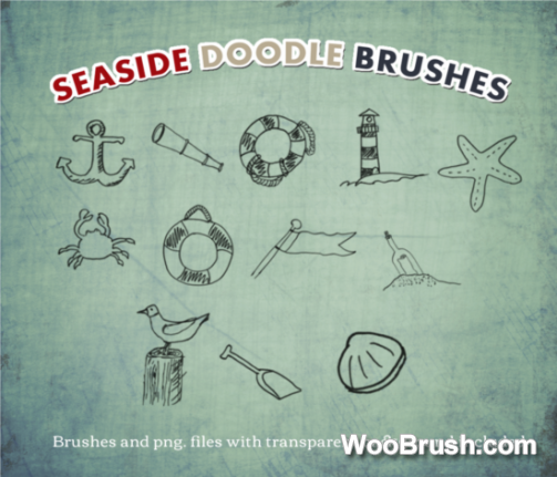 Seaside Doodles Brushes