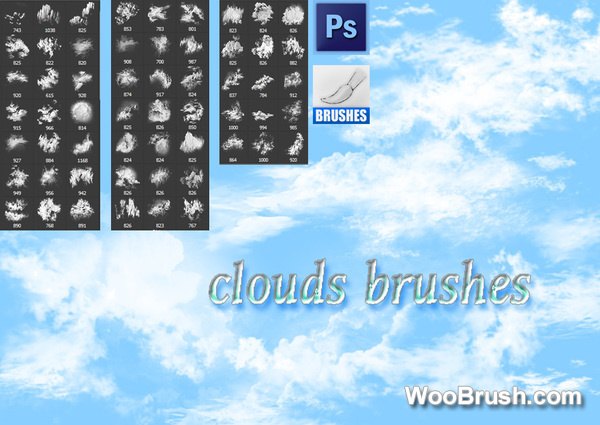 Set Of Clouds Brushes