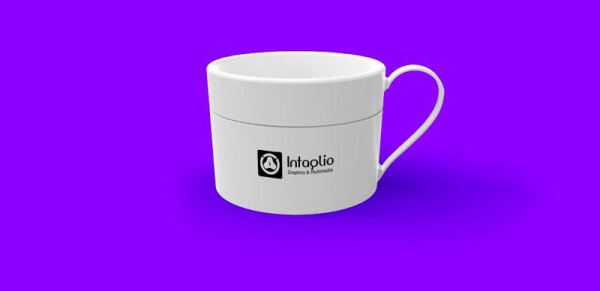 Set Of Vivid Cup Graphic Psd