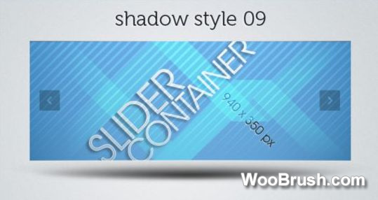 Shadows Styles Web Slider Psd Pack
