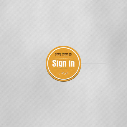 Sign In Yellow Button Material Psd