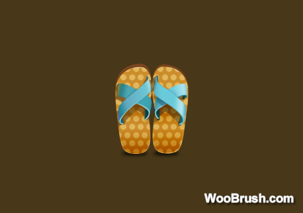 Slippers Graphic Psd