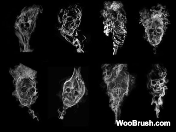 Smoke Skull Brushes
