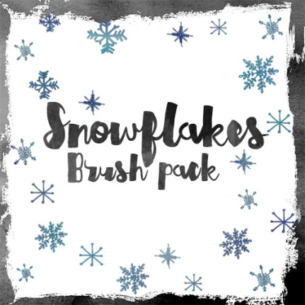 Snowflakes Brushes Pack