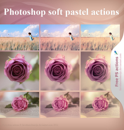 Soft Pastel Actions