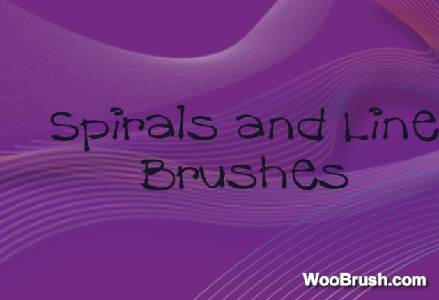 Spirals And Lines Brushes