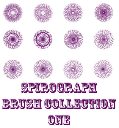 Spirograph Pattern Brushes