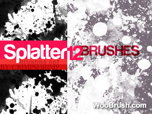 Splatter Brushes Set