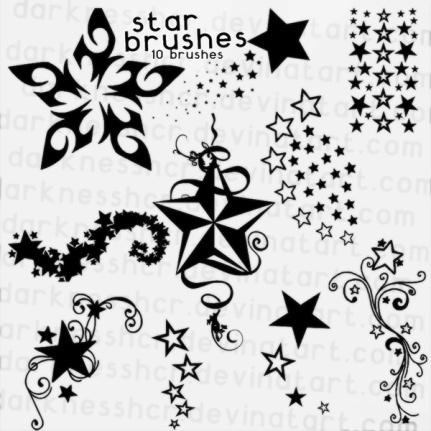 Star Decor Brushes