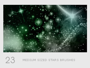 Stars Light Brushes