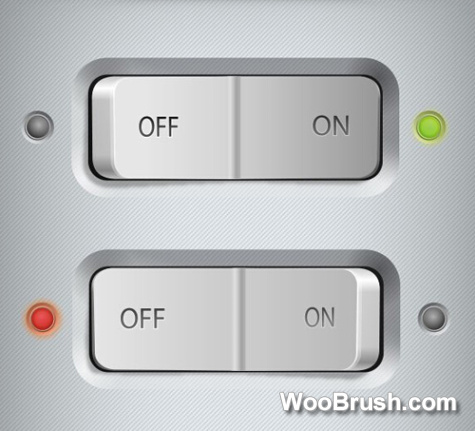 Switch Buttons Template Psd