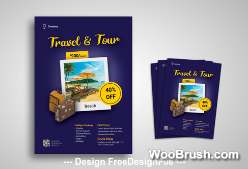Travel And Tour Flyer Promo Templates Psd