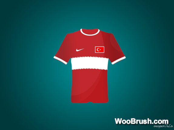Turkiye Sports T-Shirt Material Psd