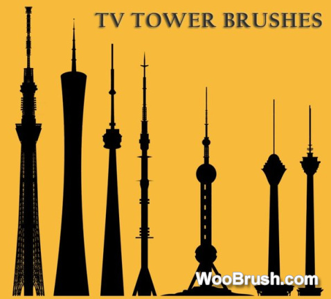 Tv Tower Brushes