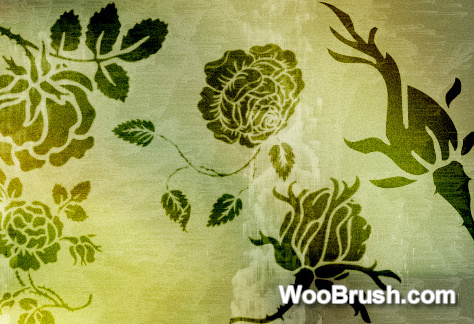 Vintage Rose Brushes