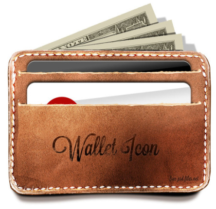 Wallet Icon Graphic Psd
