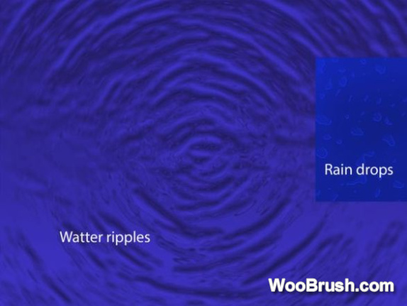 Water Ripples And Rain Drops Brushes