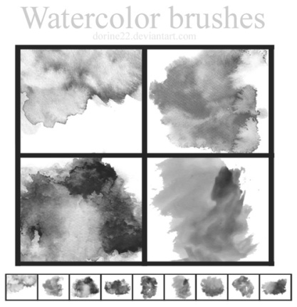 Watercolor Effect Brushes