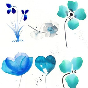 Watercolor Flower Brushes