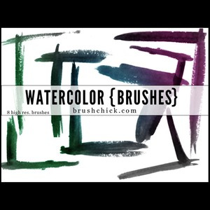 Watercolor Corner Brushes Pack