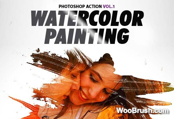 Watercolor Painting Actions