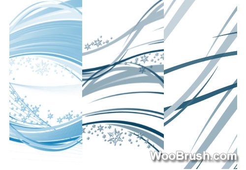 Waves Abstract Brushes