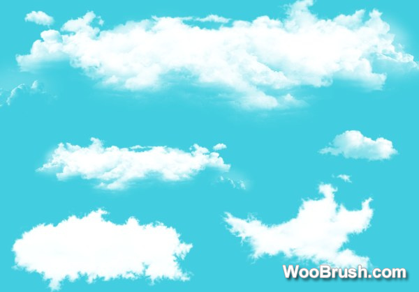 White Cloud Background Psd