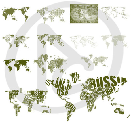 World Maps Brushes