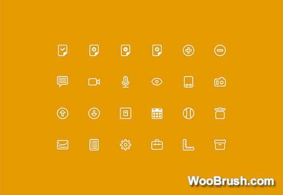 Yellow Style Ios7 Icons Material Psd